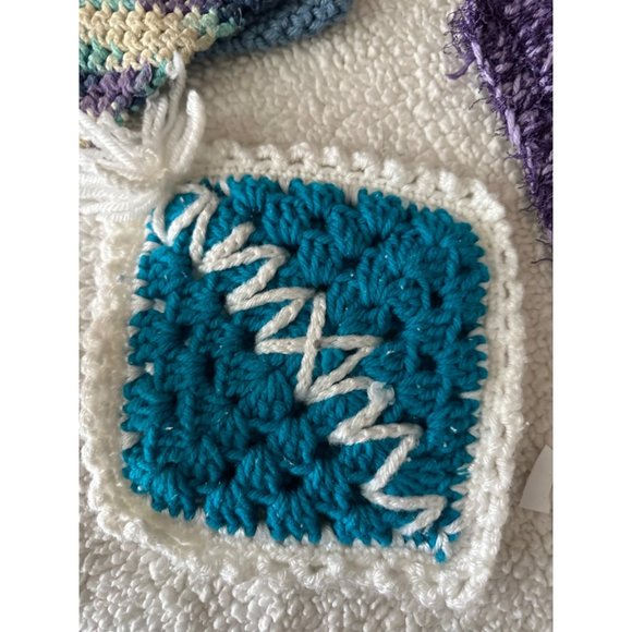 5 crochet pot holders - Picture 5 of 6